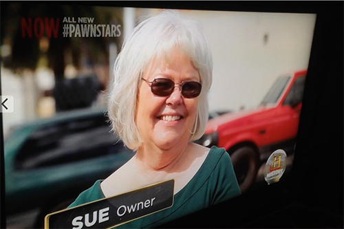 Sue Swanick on Pawnstars TV Show
